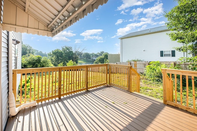 29 Race St, Dry Ridge, KY 41035 - view of wooden deck