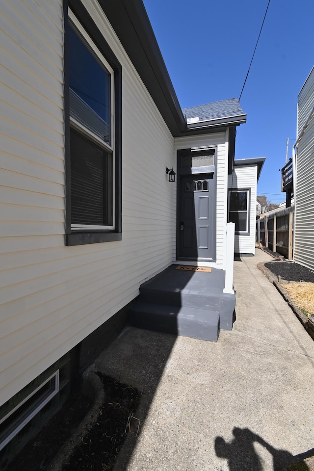 view of property entrance