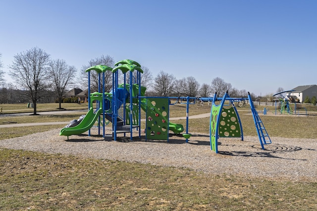 view of communal playground