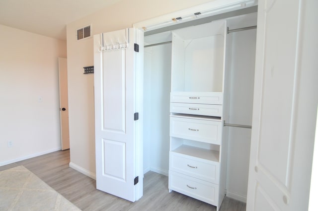 closet with visible vents