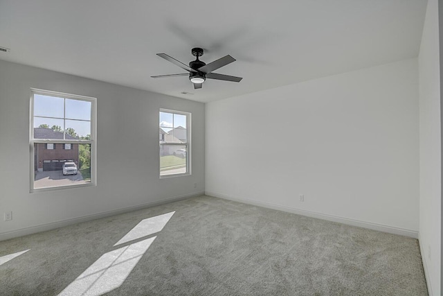 350 Foxhunt Dr, Walton, KY 41094 - carpeted spare room featuring baseboards and a ceiling fan