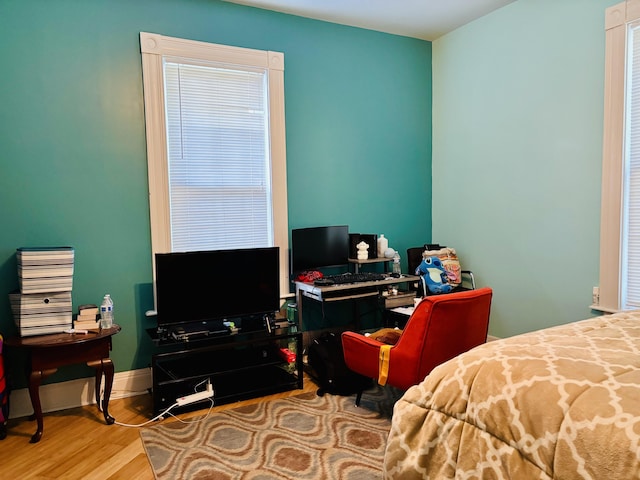 98 S Main St, Dry Ridge, KY 41035 - bedroom featuring baseboards and wood finished floors