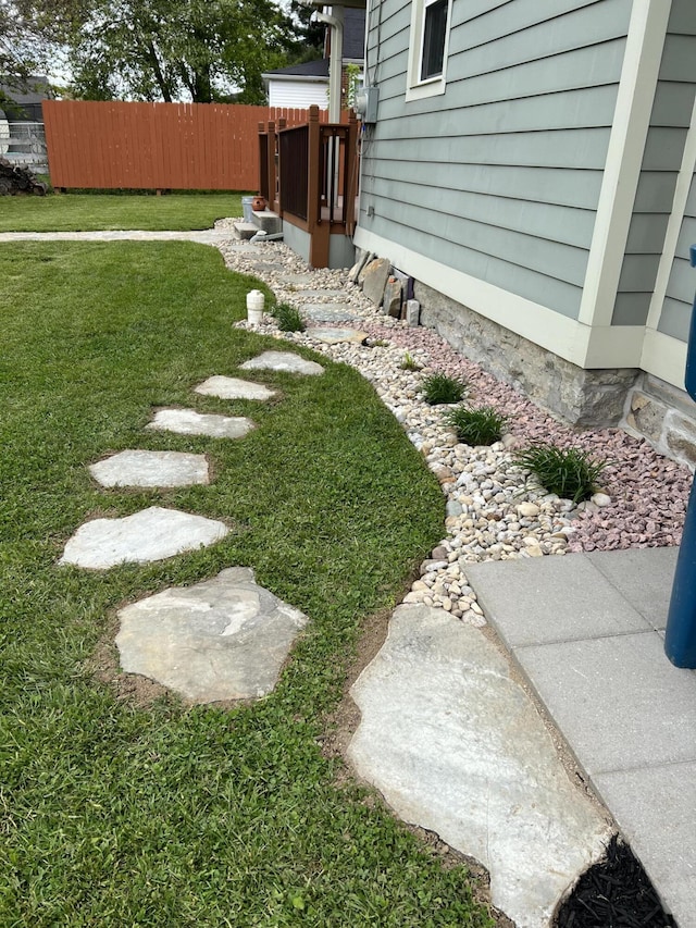 98 S Main St, Dry Ridge, KY 41035 - view of yard with fence