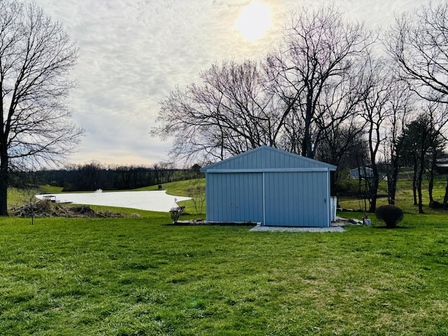 98 S Main St, Dry Ridge, KY 41035 - view of yard featuring an outdoor structure
