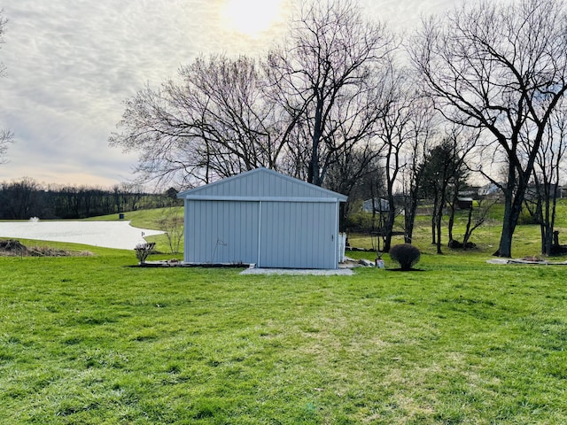 98 S Main St, Dry Ridge, KY 41035 - view of outdoor structure featuring an outbuilding