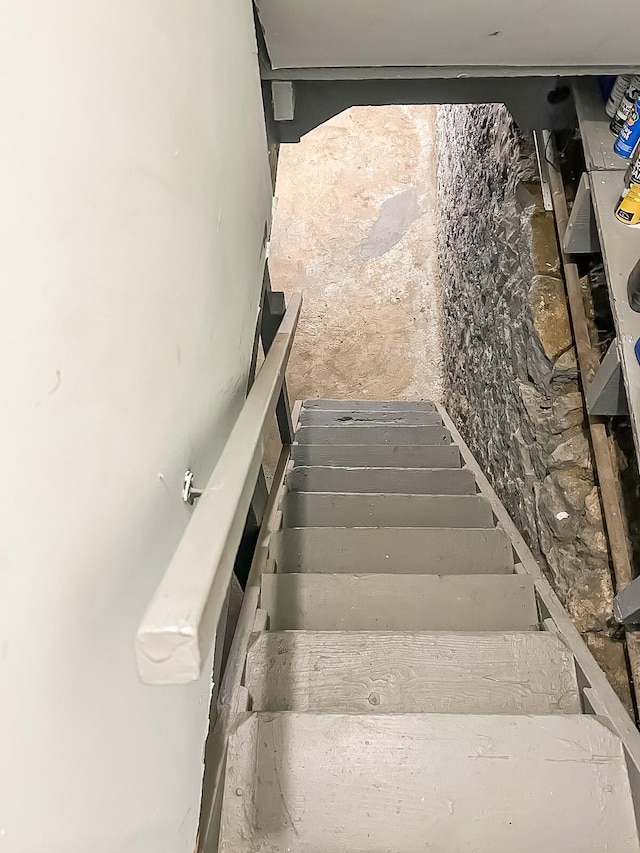 view of stairs