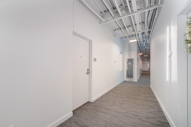 hall with baseboards