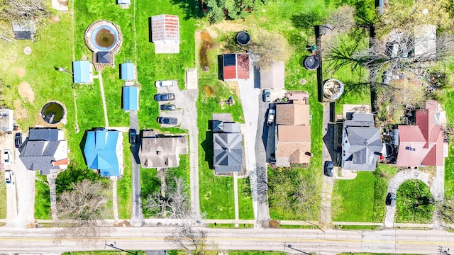 birds eye view of property featuring a residential view