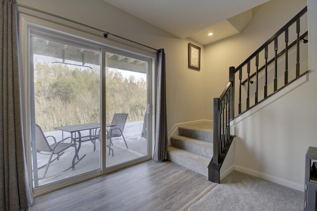 714 Streamside Dr Unit L, Alexandria, KY 41001 - interior space featuring recessed lighting, baseboards, and wood finished floors