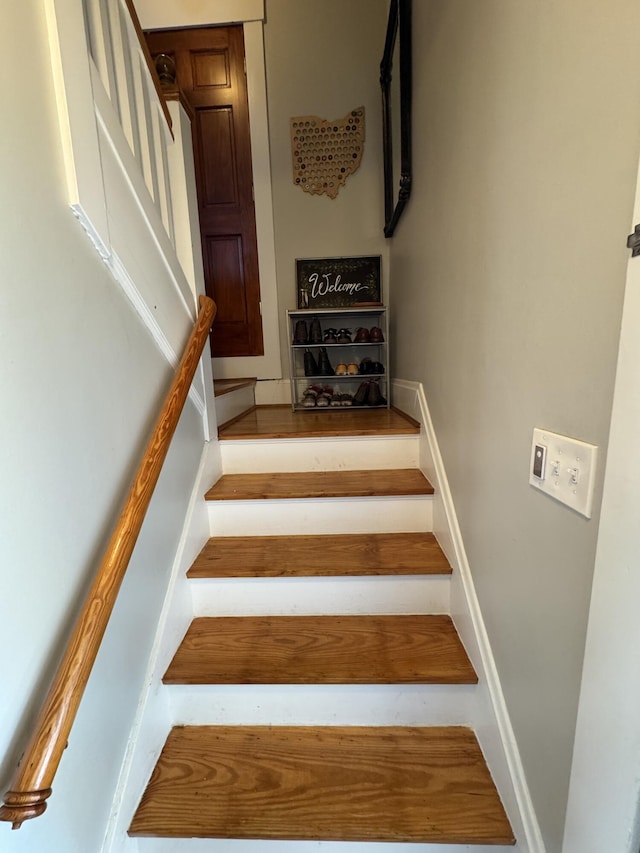 view of staircase