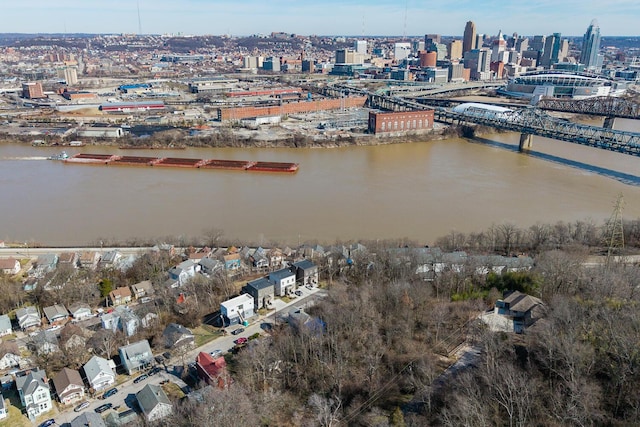 935 John St, Covington, KY 41016 - bird's eye view featuring a city view and a water view