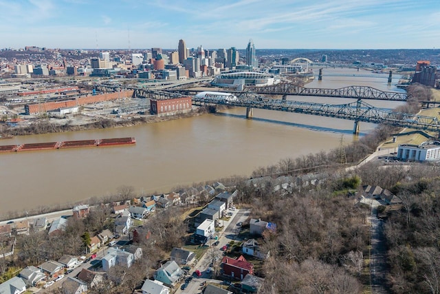 935 John St, Covington, KY 41016 - bird's eye view featuring a city view and a water view