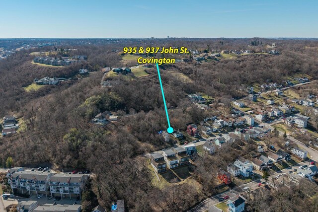 935 John St, Covington, KY 41016 - aerial view