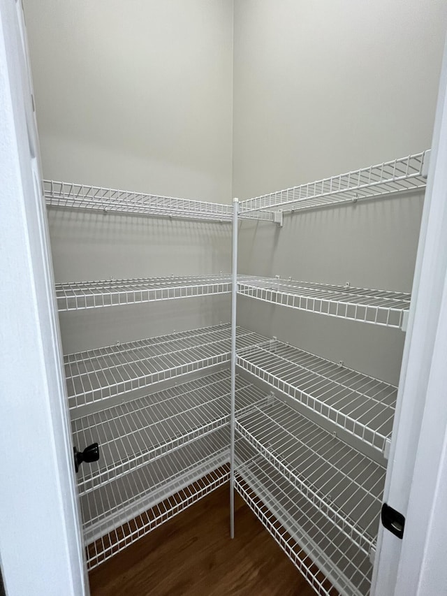 view of storage area