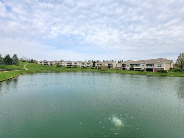 water view with a residential view