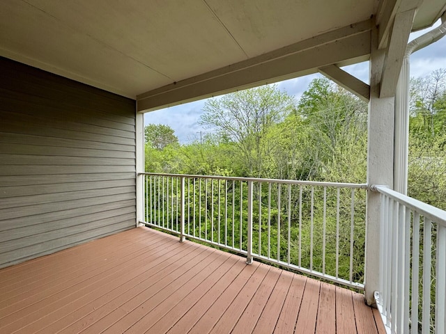 view of deck