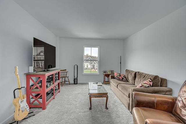 9956 Meadow Glen Dr, Independence, KY 41051 - carpeted living area featuring baseboards