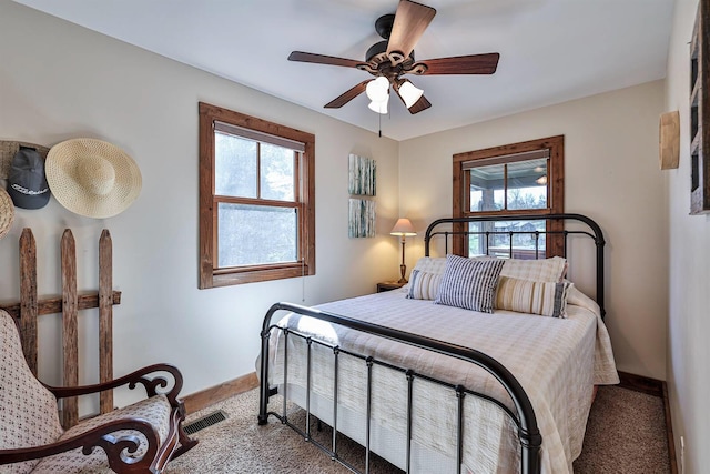 445 Elk Lake Resort Rd Unit 947-948, Owenton, KY 40359 - carpeted bedroom featuring baseboards and ceiling fan