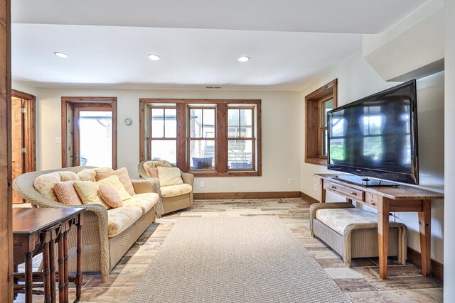 445 Elk Lake Resort Rd Unit 947-948, Owenton, KY 40359 - living area featuring recessed lighting