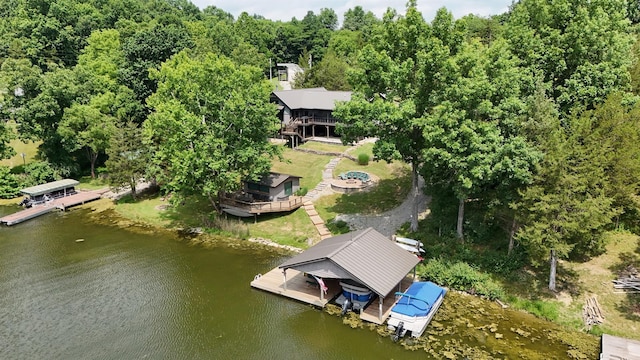 445 Elk Lake Resort Rd Unit 947-948, Owenton, KY 40359 - view of subject property featuring a large body of water and a forest