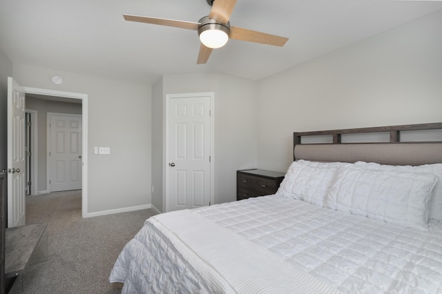 692 Daphne Way, Crescent Springs, KY 41017 - carpeted bedroom featuring baseboards and ceiling fan