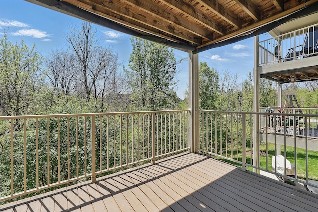 view of deck