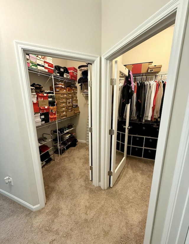 view of closet