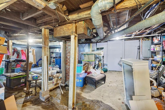 5375 Sherman Mount Zion, Dry Ridge, KY 41035 - unfinished below grade area with electric panel