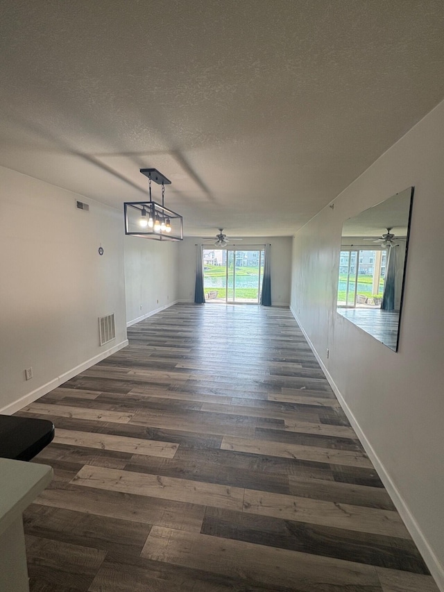 799 Slate Vw, Cold Spring, KY 41076 - unfurnished room featuring ceiling fan, dark wood-type flooring, a textured ceiling, and baseboards