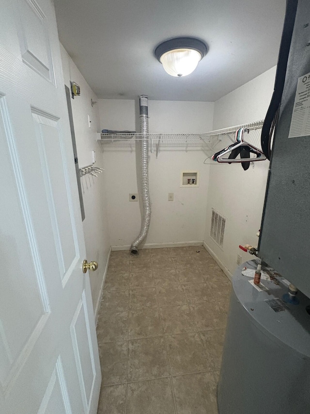 799 Slate Vw, Cold Spring, KY 41076 - washroom with hookup for a washing machine, hookup for an electric dryer, tile patterned flooring, and baseboards