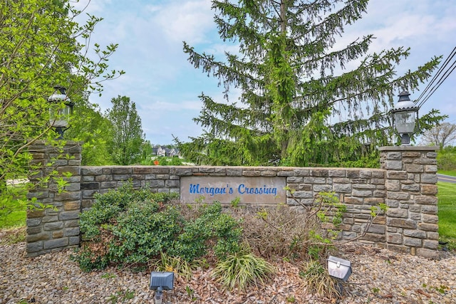 view of community / neighborhood sign