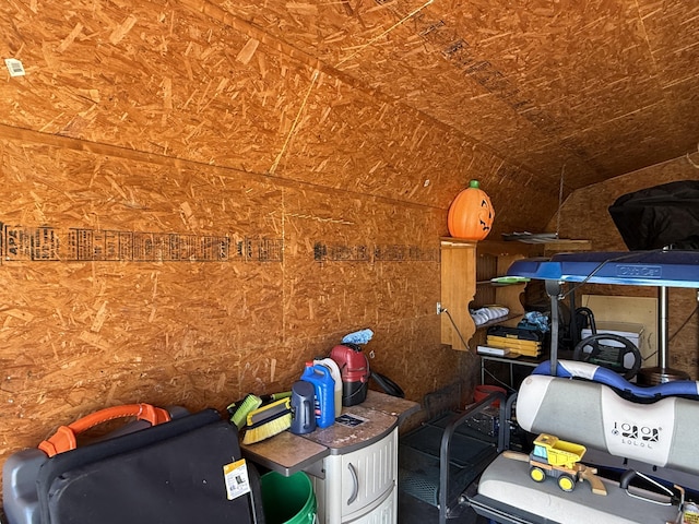 view of storage room