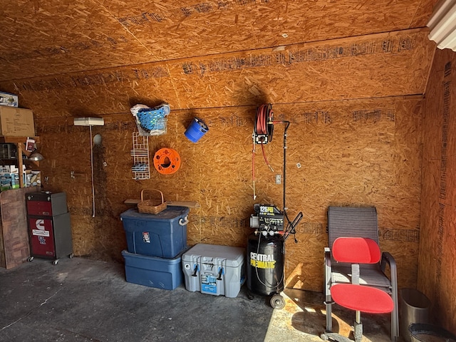 view of storage room
