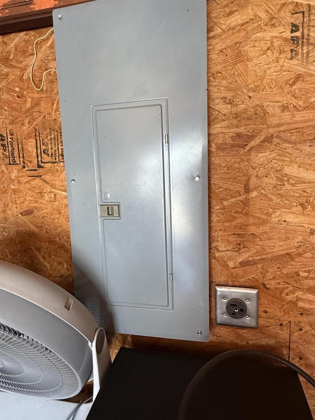 utility room with electric panel