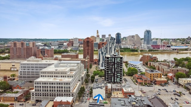 view of city featuring a large body of water