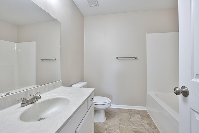 1609 Woodfield Ct, Hebron, KY 41048 - full bathroom with vanity and stone finish floors