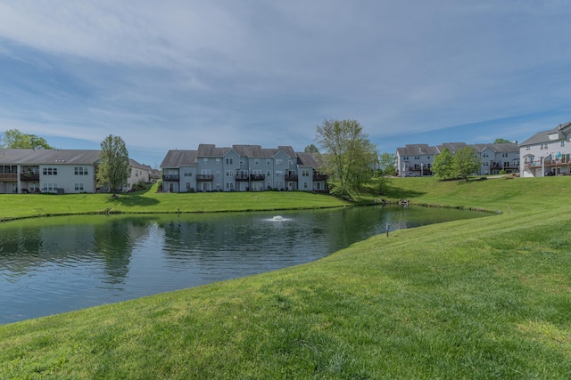 water view with nearby suburban area