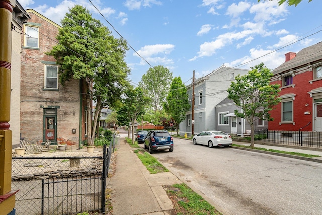 910 Hamlet St, Newport, KY 41071 - view of street with curbs, sidewalks, and a residential view