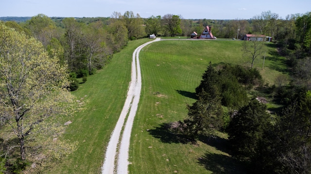 aerial view of property and surrounding area