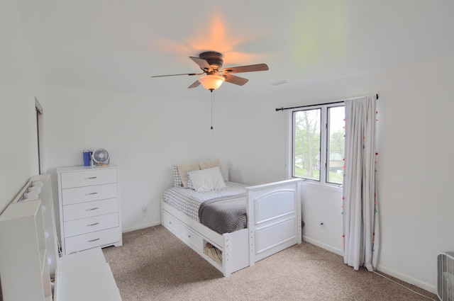 1376 Symbo Ln, Walton, KY 41094 - bedroom featuring baseboards, ceiling fan, and carpet