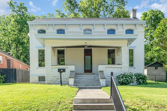 816 Highland Ave, Fort Wright, KY 41011 - view of front facade with a chimney and brick siding