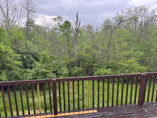 3390 Rector Rd, Morning View, KY 41063 - deck with a lawn and a view of trees