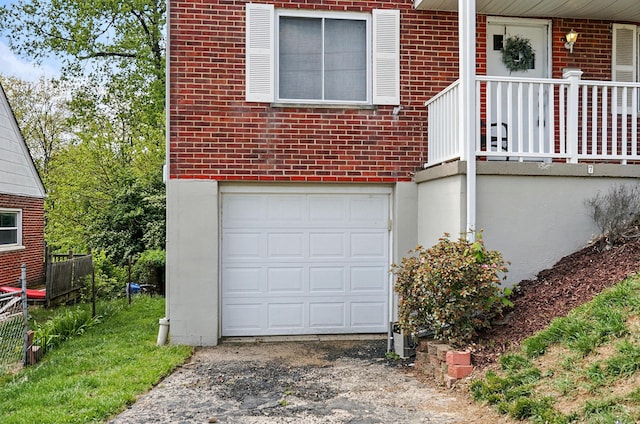 exterior space with driveway
