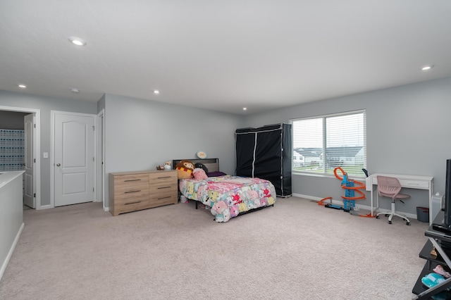 12062 Ambruzzi Dr, Walton, KY 41094 - bedroom with light carpet, baseboards, and recessed lighting