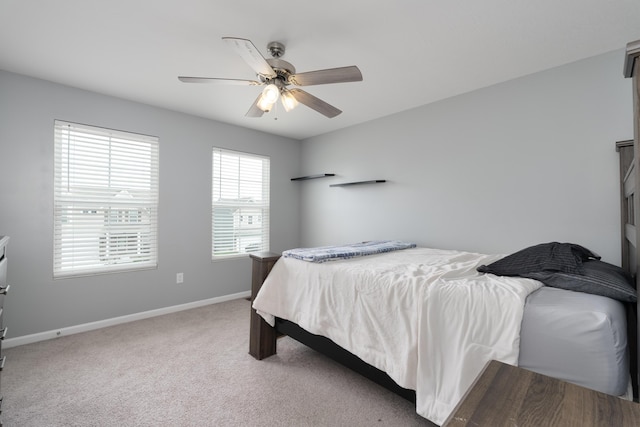 12062 Ambruzzi Dr, Walton, KY 41094 - bedroom featuring baseboards, carpet floors, and ceiling fan