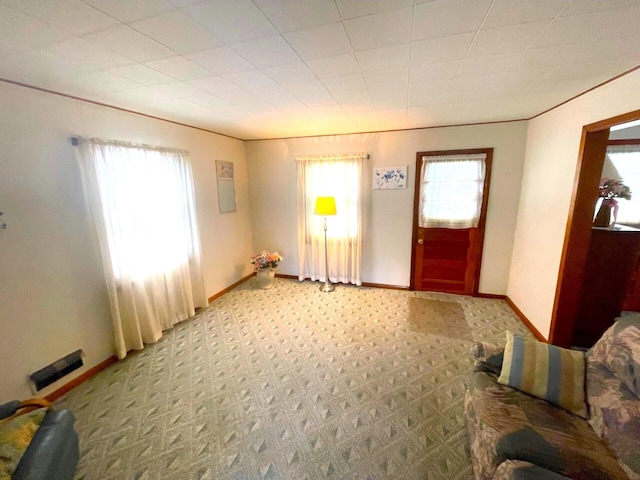 330 Pike St, Bromley, KY 41016 - unfurnished living room with baseboards and light carpet