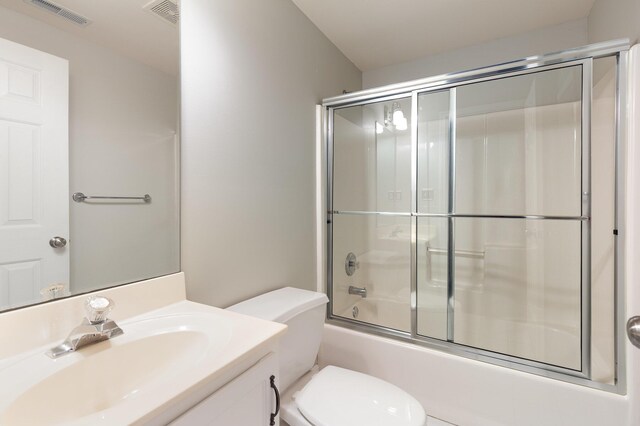 2600 Sunningdale Pl E, La Grange, KY 40031 - bathroom with toilet, combined bath / shower with glass door, and vanity