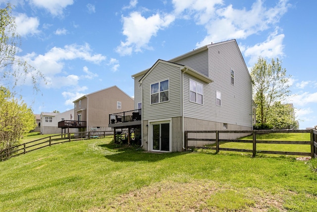 850 Stablewatch Dr, Independence, KY 41051 - rear view of house with a deck