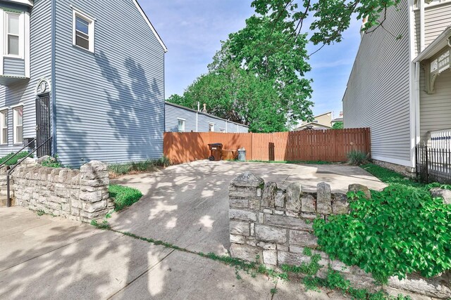 view of patio / terrace with fence