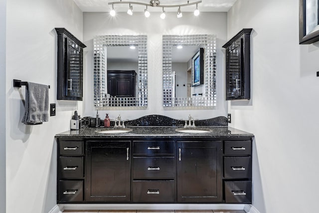 214 Clifton Ave, Newport, KY 41071 - bathroom with baseboards and double vanity